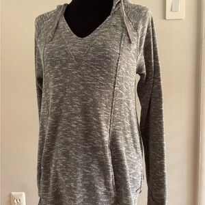 Roxy Gray Hooded Sweatshirt